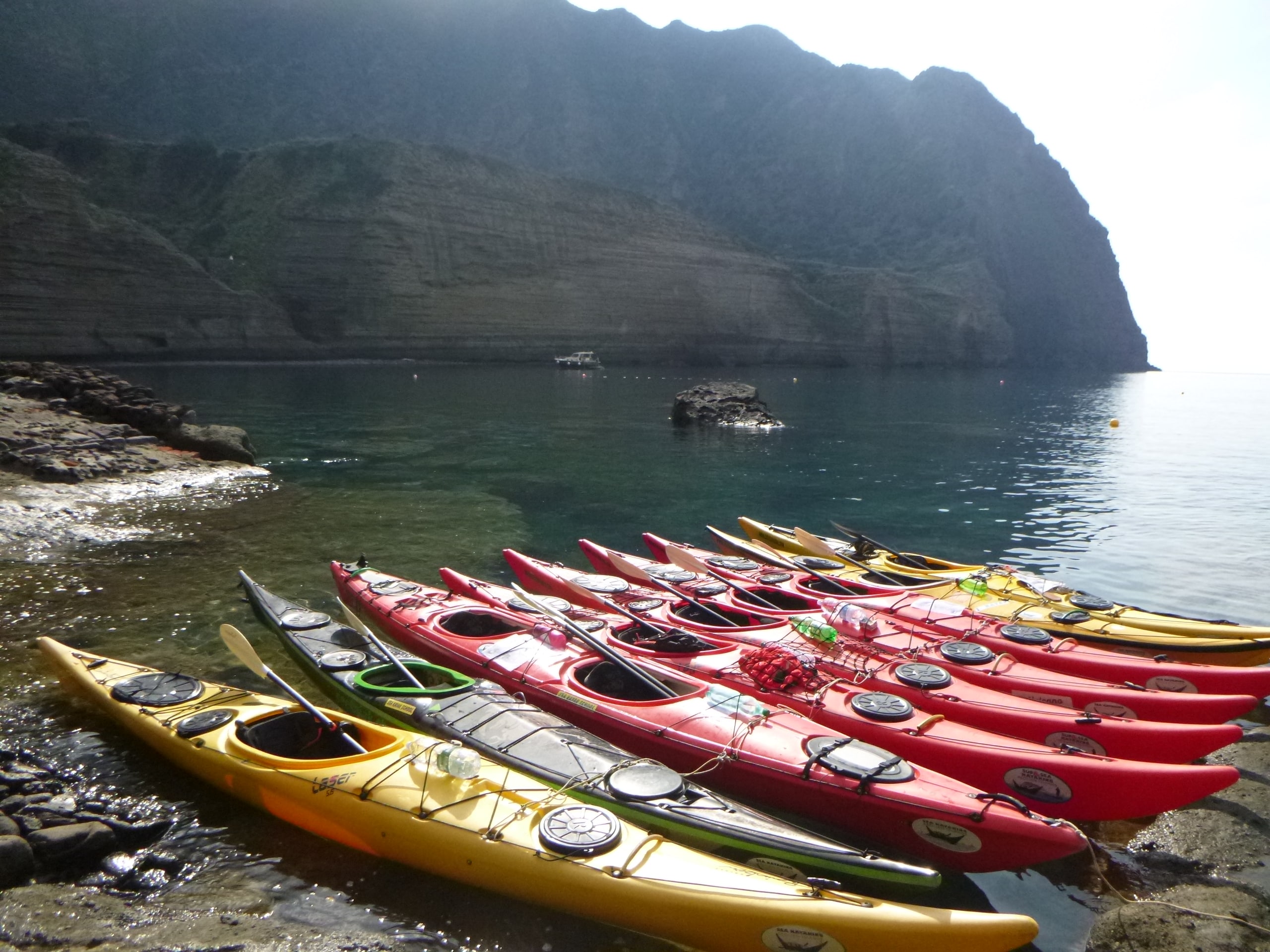 Sea kayak In Italy , Aeolian Islands , Sicily