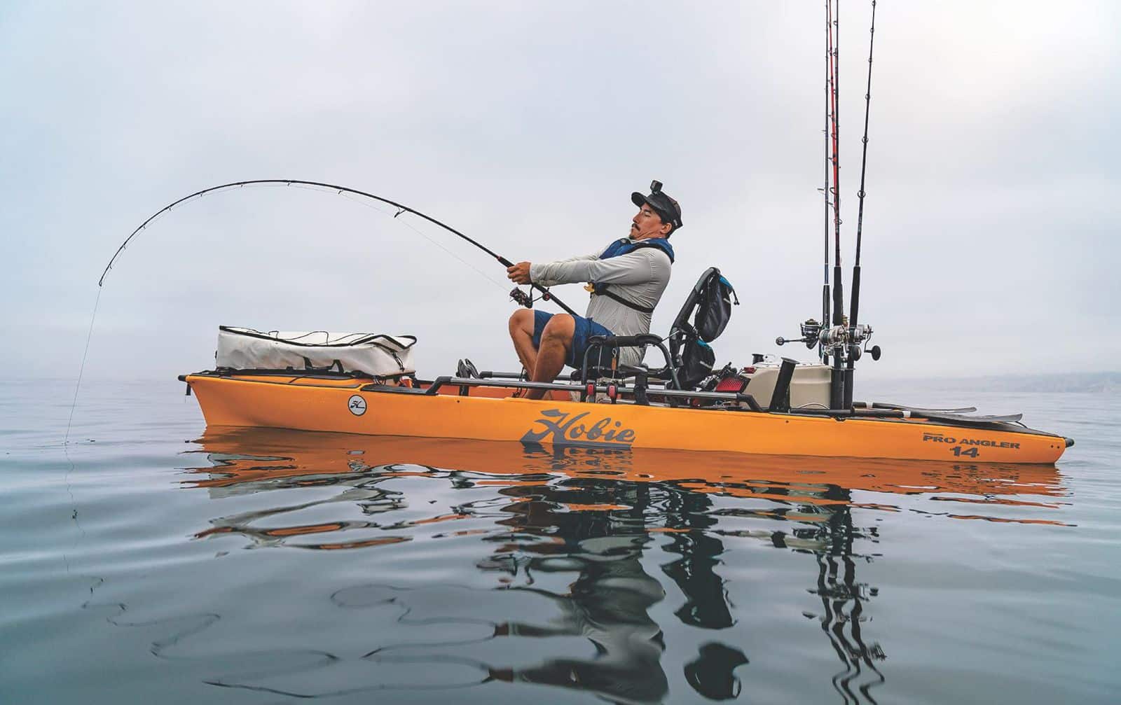 Noleggio Sit on Top Kayak ed equipaggiamento da pesca o snorkeling sull' isola di Vulcano | Sicilia, Italia 5 kayak e pesca a vulcano isole Eolie
